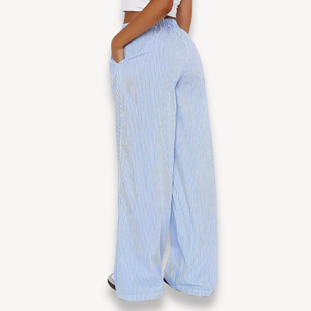 Loravelle | Striped Trousers for Women