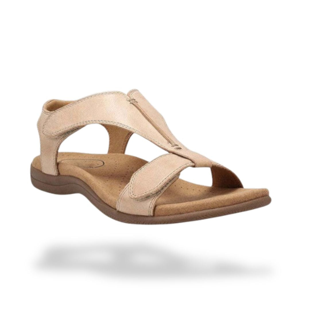 Orthopedic Leather Sandals Women | Loravelle