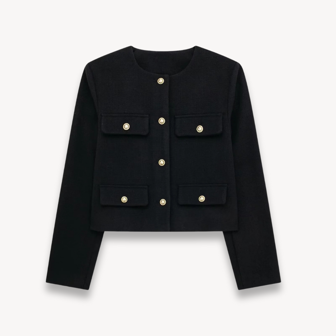 Loravelle | Tailored Pocket Button-Up Jacket