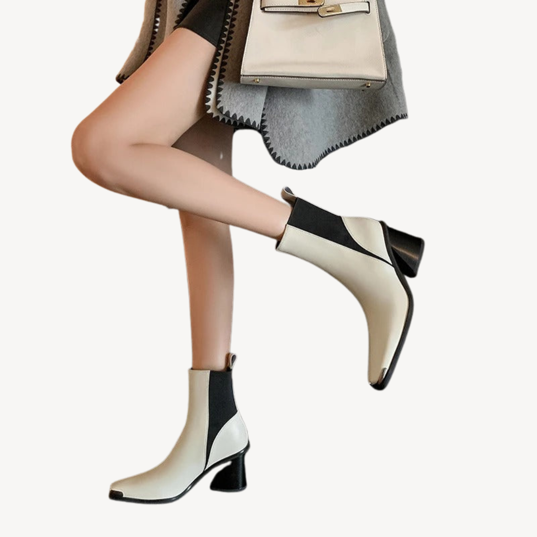 Orthopedic High Heel Ankle Boots | Loravelle