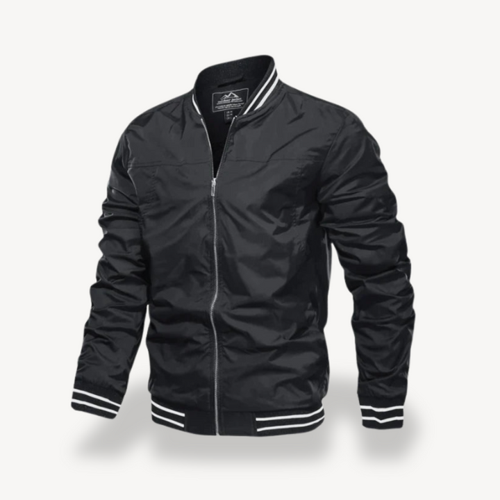 Men's Lightweight Bomber Jacket with Zip | Loravelle