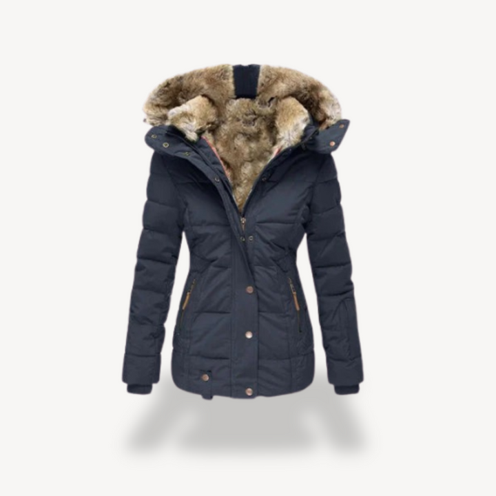 Padded Faux Fur Hooded Jacket Women | Loravelle