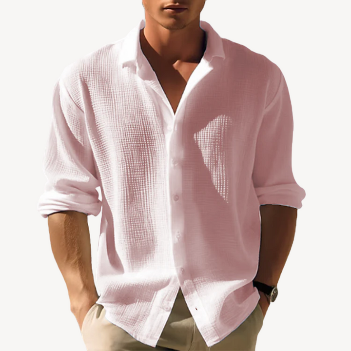 Lightweight Linen Blend Shirt Men | Loravelle