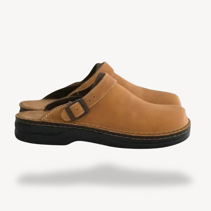 Orthopedic Suede Clog Shoes Men | Loravelle