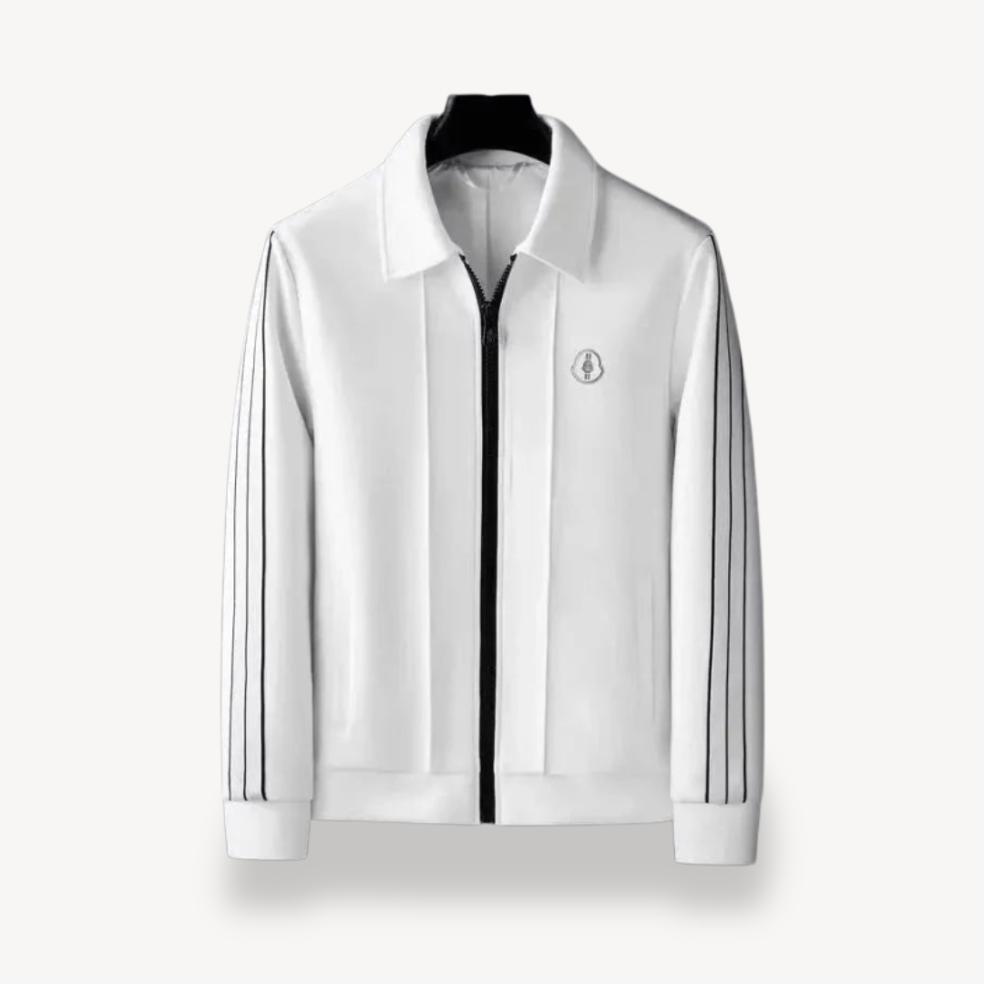 Men's Polyester Zip-Up Tracksuit Set | Loravelle