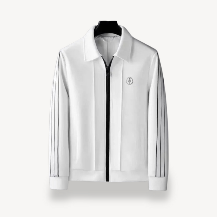 Men's Polyester Zip-Up Tracksuit Set | Loravelle