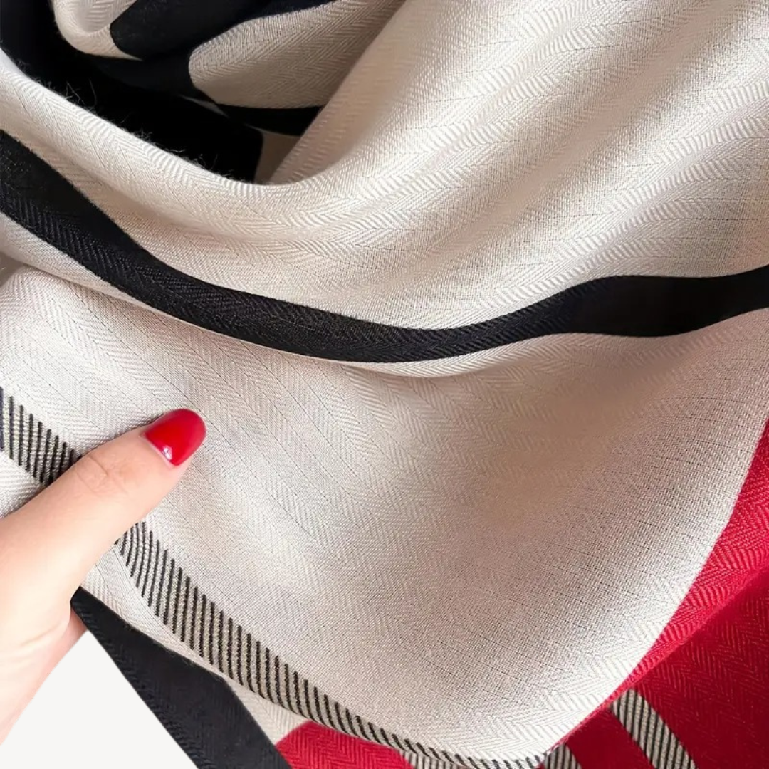 Plaid Pattern Shawl for Women | Loravelle