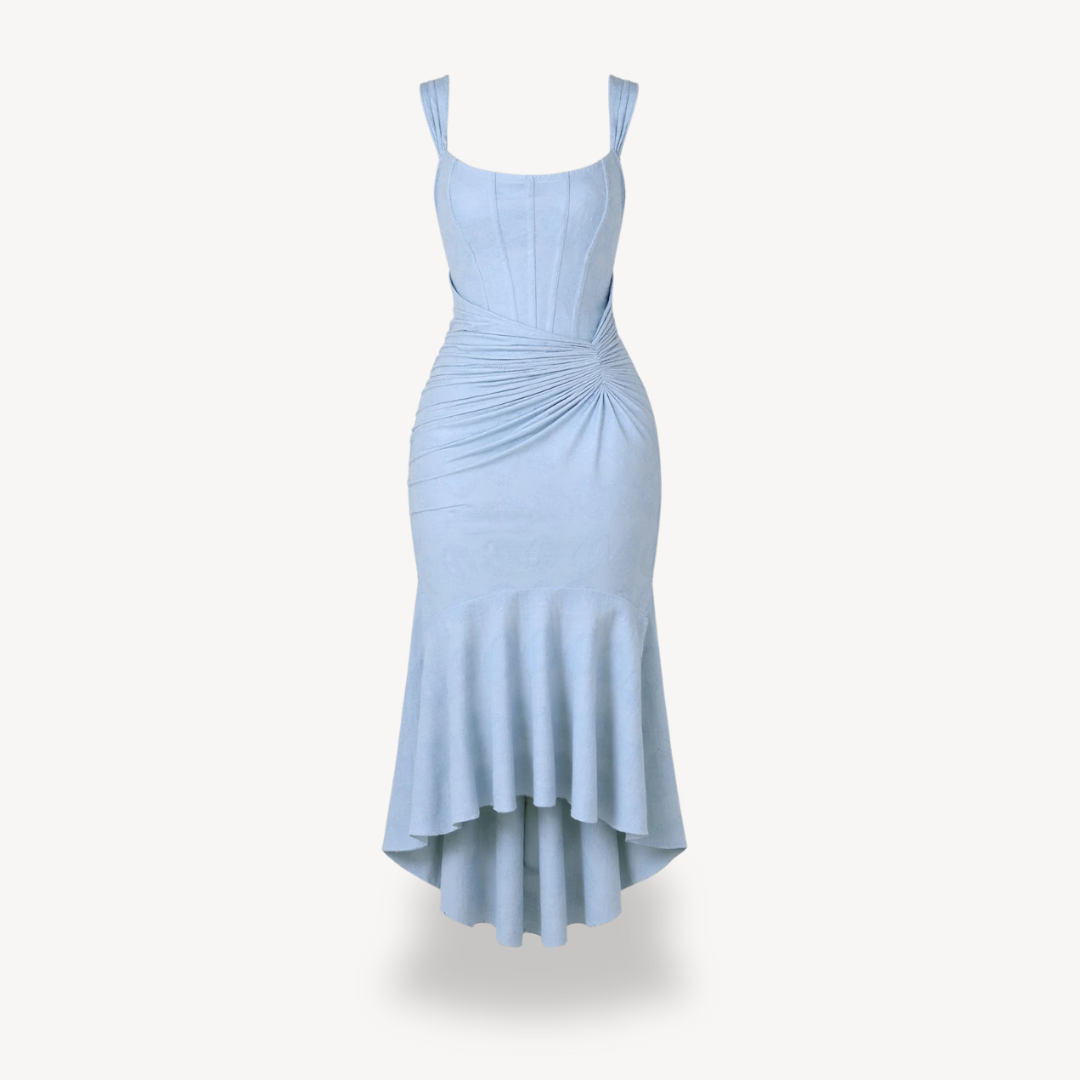 Women's Corset Bustier Fishtail Maxi Dress | Loravelle