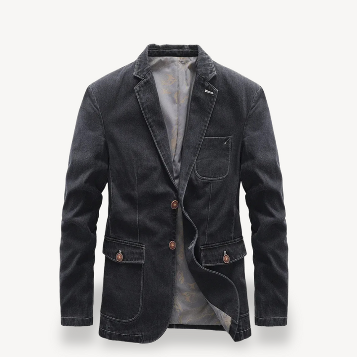 Men's Denim Blazer Jacket | Loravelle