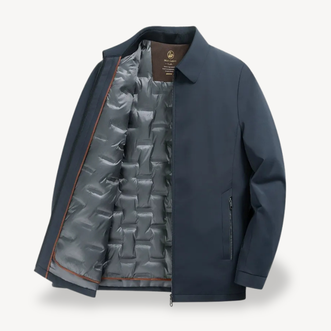 Quilted Lined Winter Puffer Jacket Men | Loravelle