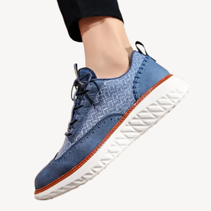Men's Orthopedic Leather Casual Sneakers | Loravelle