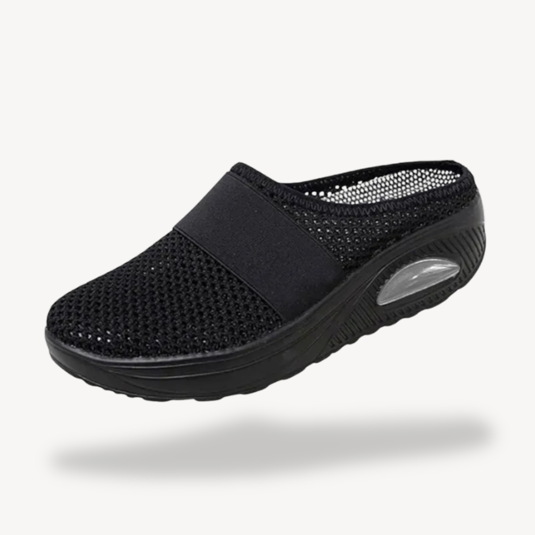 Women's Orthopedic Air Cushion Mesh Slip-on Mule | Loravelle