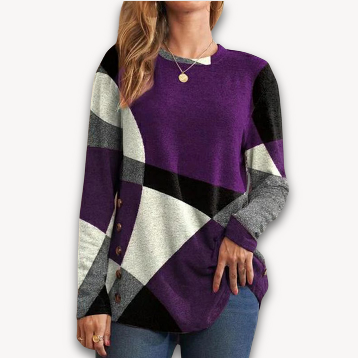 Loravelle | Colour Block Sweater for women