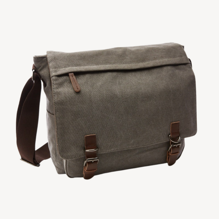 Canvas Messenger Bag for Men | Loravelle