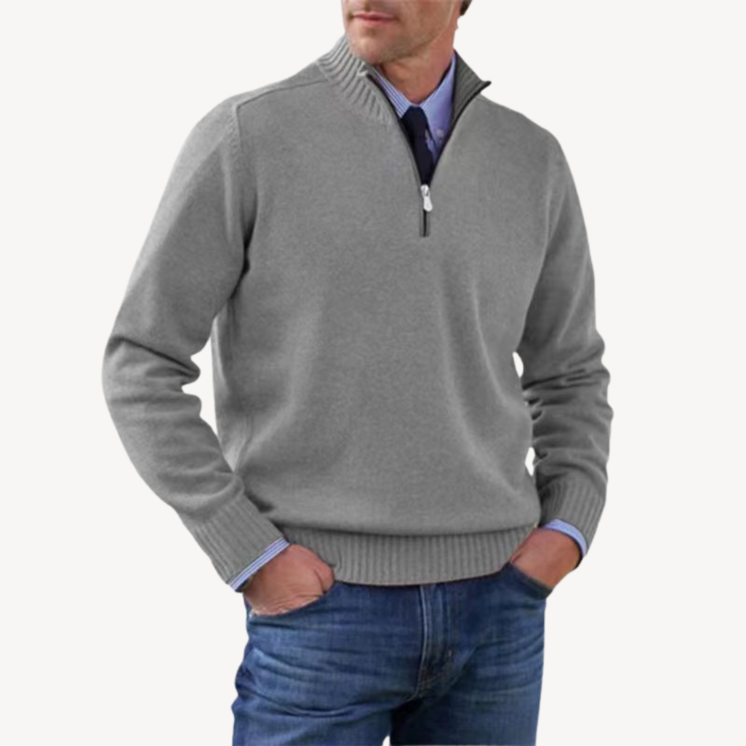 Men's Half-Zip Sweater | Loravelle