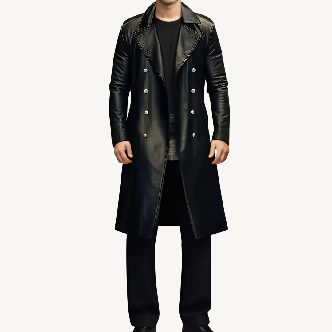 Men's Double-Breasted Trench Coat | Loravelle