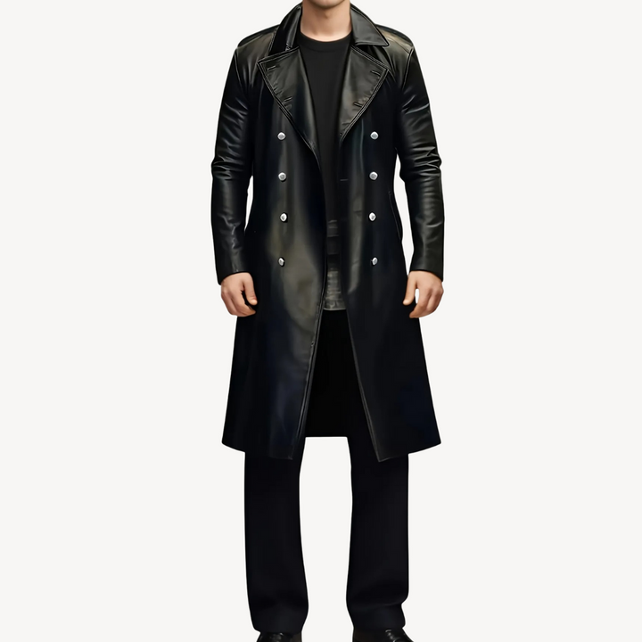 Men's Double-Breasted Trench Coat | Loravelle
