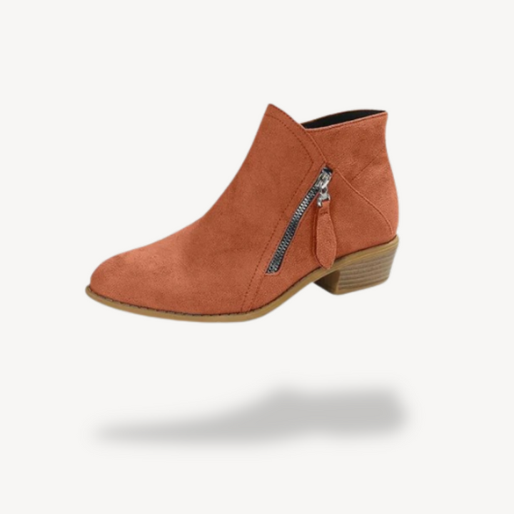 Orthopedic Suede Ankle Boots Women | Loravelle