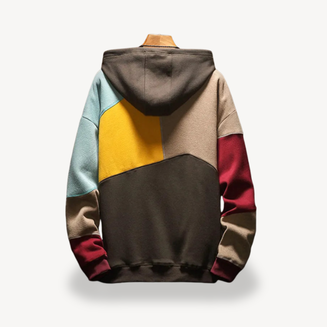 Color-Blocked Hoodie | Loravelle
