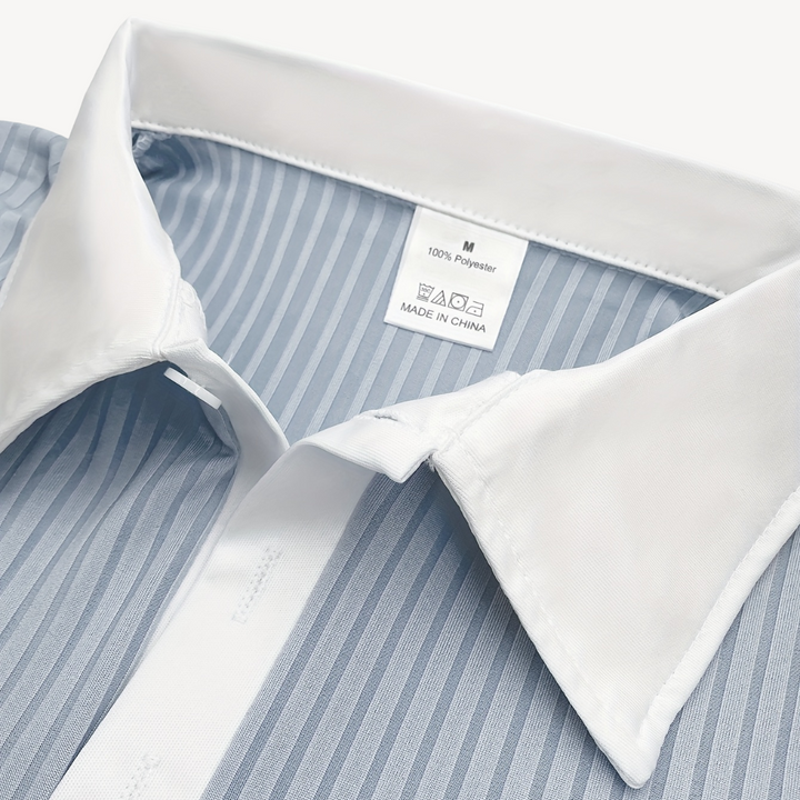 Men's Ribbed Polo Shirt | Loravelle