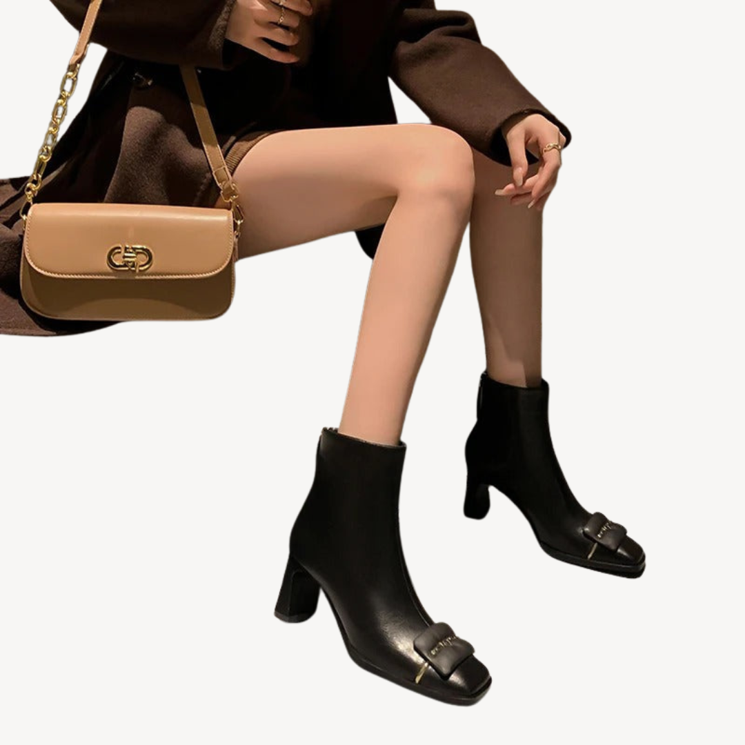 Women’s Orthopedic Ankle Boots with Bow Detail | Loravelle