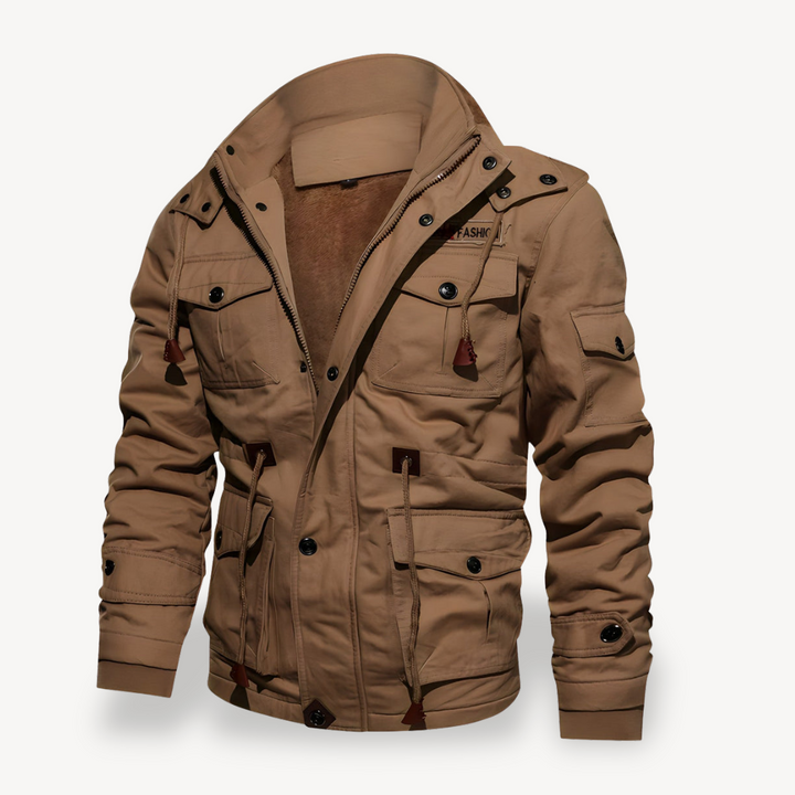 Men's Casual Winter Jacket with Pockets | Loravelle