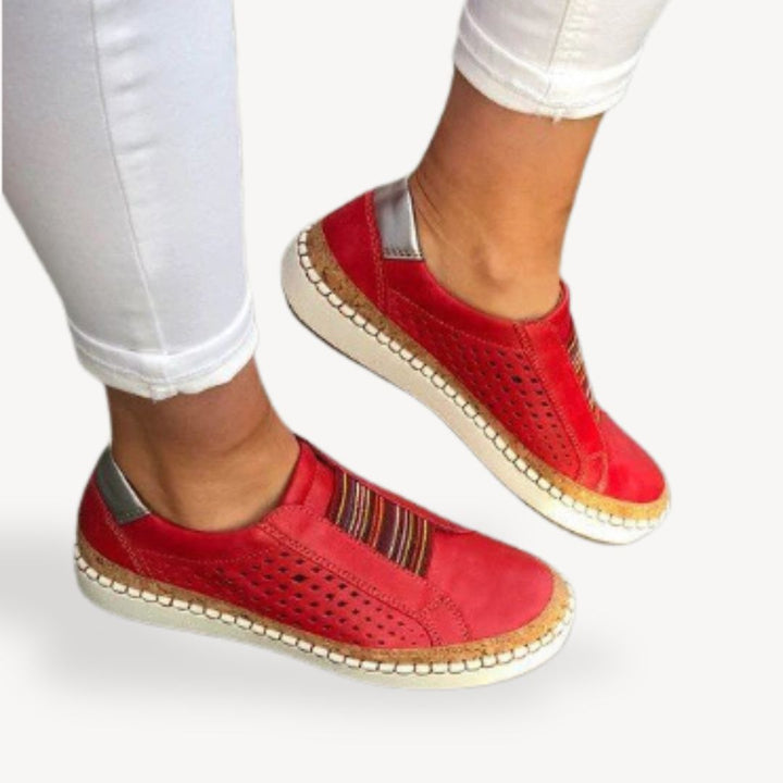 Women's Orthopedic Premium Material Comfort Slip-On Sneakers | Loravelle