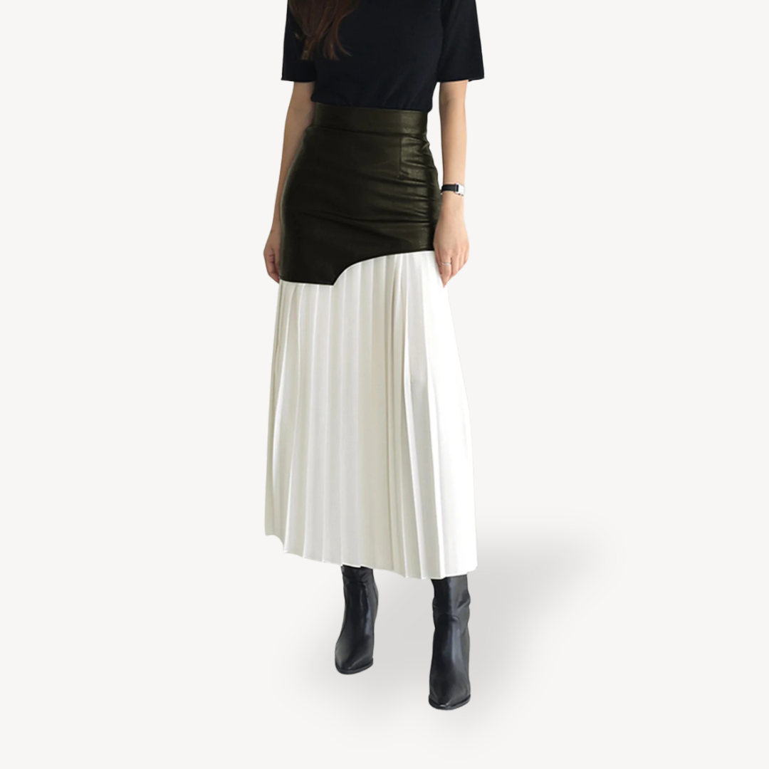 Pleated Midi Skirt for Women | Loravelle