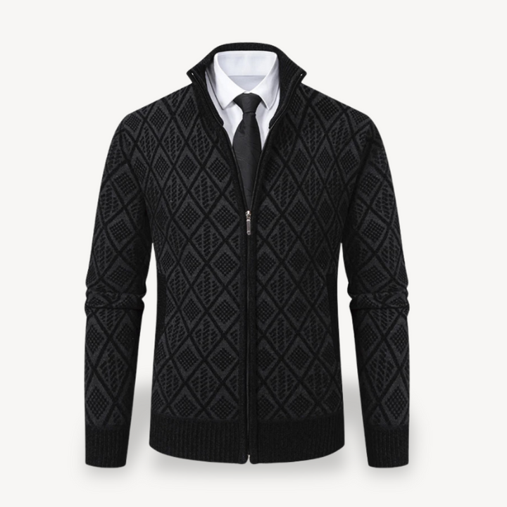 Full-Zip Cardigan Sweater Men | Loravelle