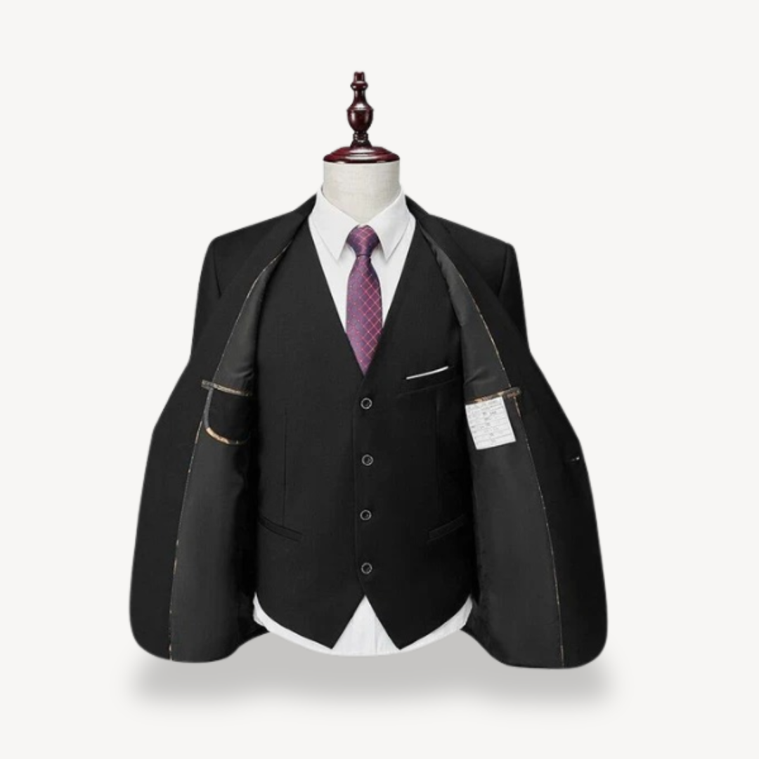 Three-Piece Formal Suit Men | Loravelle