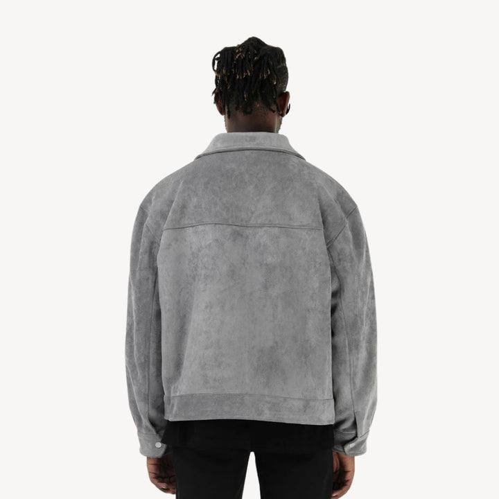 Suede Trucker Jacket Men's | Loravelle