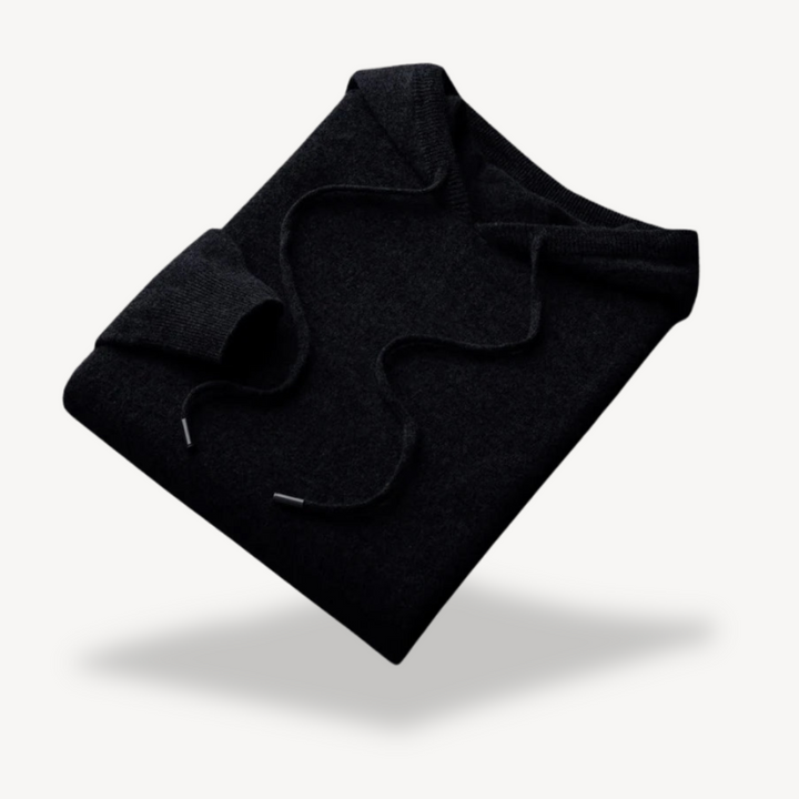 Men's Cashmere Knit Hoodie Sweater | Loravelle
