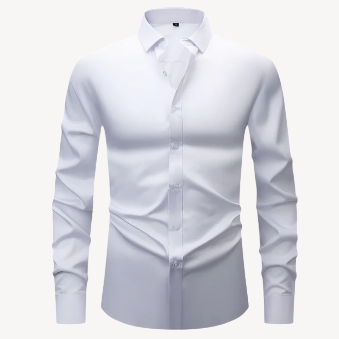 Men's Wrinkle-Free Long Sleeve Shirt | Loravelle
