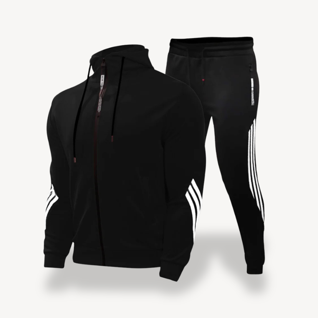 Men's Zip-Up Polyester Tracksuit | Loravelle