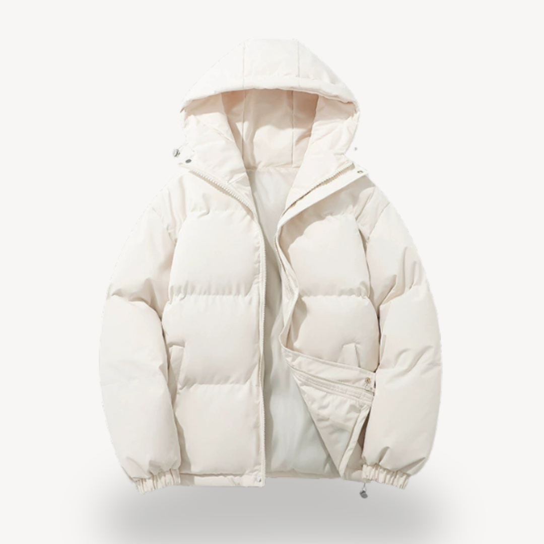 Men's Insulated Puffer Jacket with Hood | Loravelle
