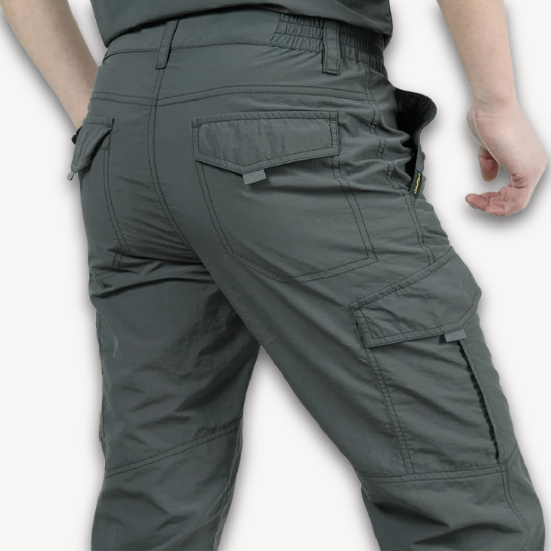 Loravelle | Men's Lightweight Waterproof Quick-Dry Tactical Cargo Pants - Breathable Summer Camping & Hiking Overalls