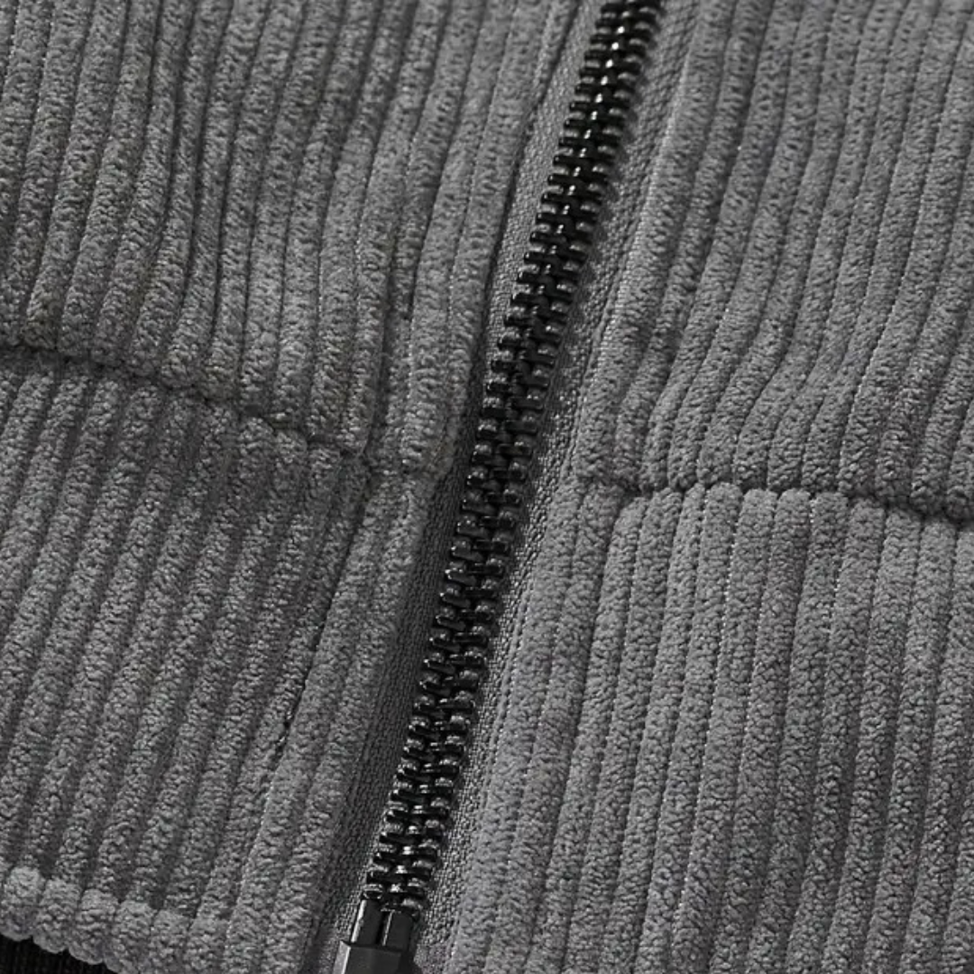 Men's Corduroy Sherpa Lined Bomber Jacket | Loravelle