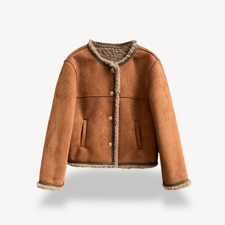 Women’s Faux Fur Trim Fleece Lined Jacket | Loravelle