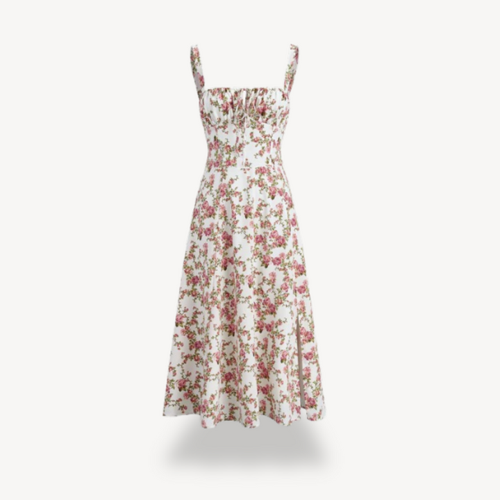 Women’s Floral Split Midi Dress | Loravelle