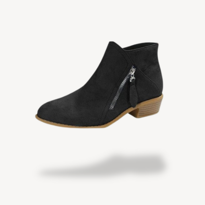 Orthopedic Suede Ankle Boots Women | Loravelle