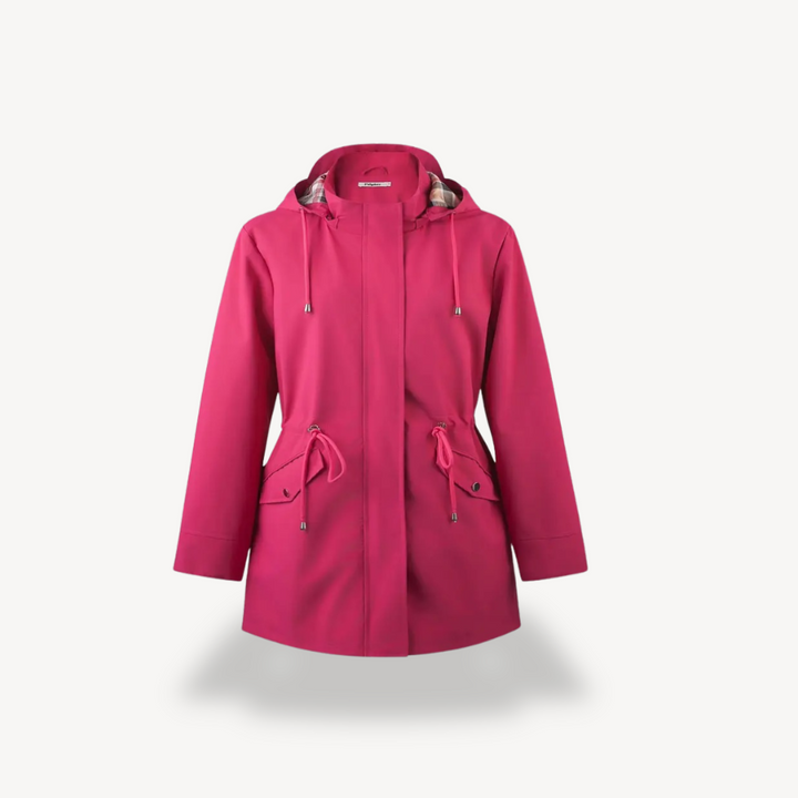 Women's Waterproof Hooded Rain Jacket | Loravelle