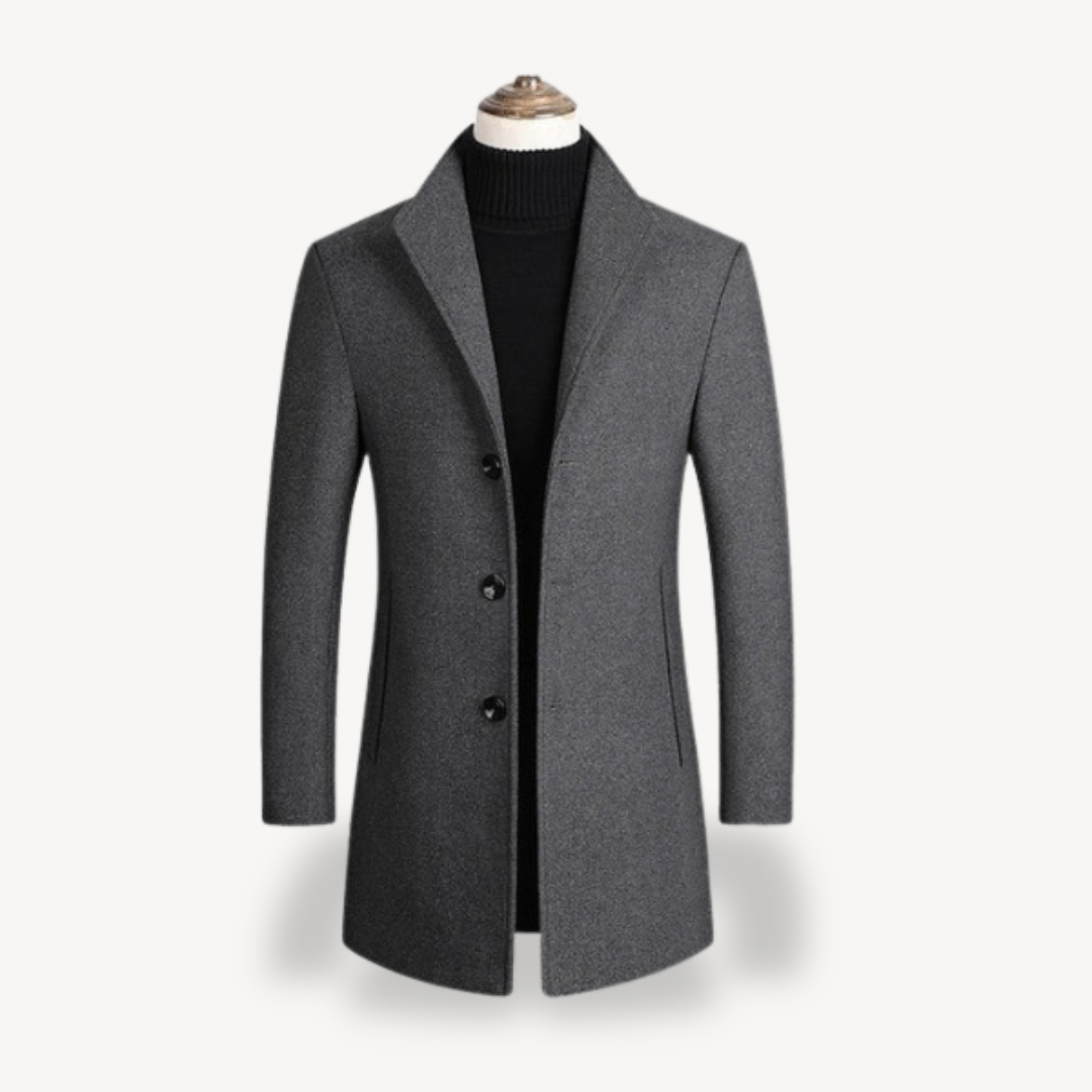 Single Breasted Trench Coat Men | Loravelle