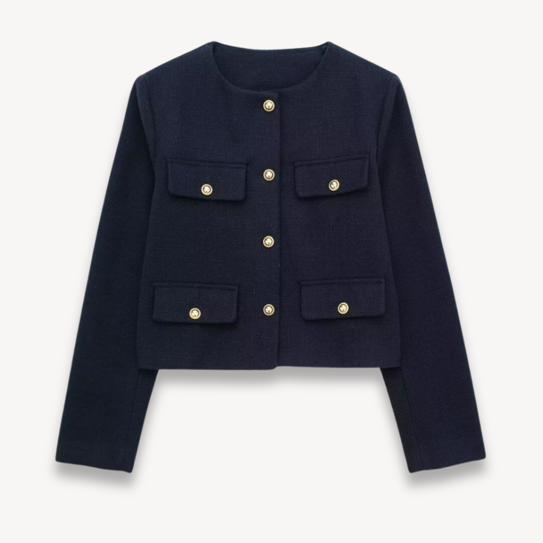 Loravelle | Tailored Pocket Button-Up Jacket