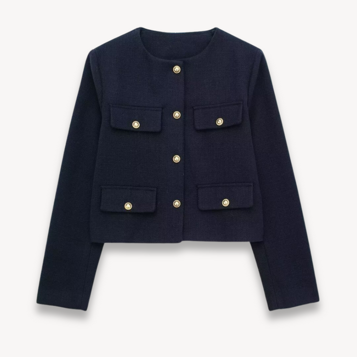 Loravelle | Tailored Pocket Button-Up Jacket