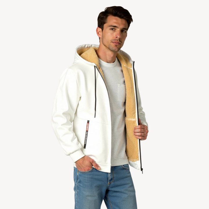 Men's Fleece-Lined Hoodie | Loravelle