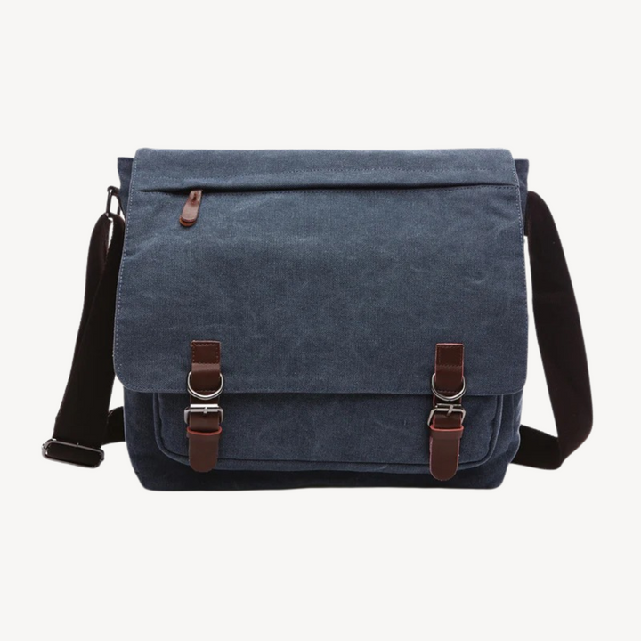Canvas Messenger Bag for Men | Loravelle