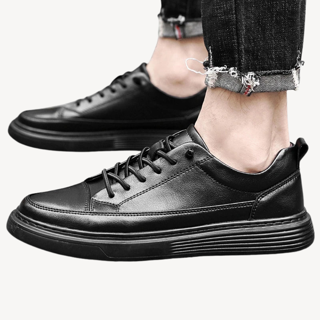 Men’s Orthopedic Leather Air Cushion Sneakers | Loravelle