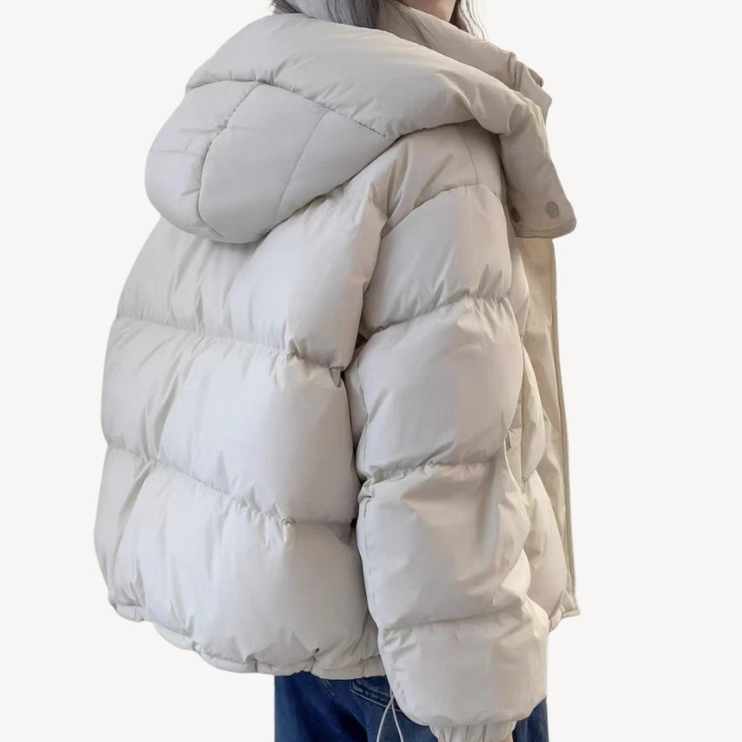 Puffer Jacket with Hood for Women | Loravelle