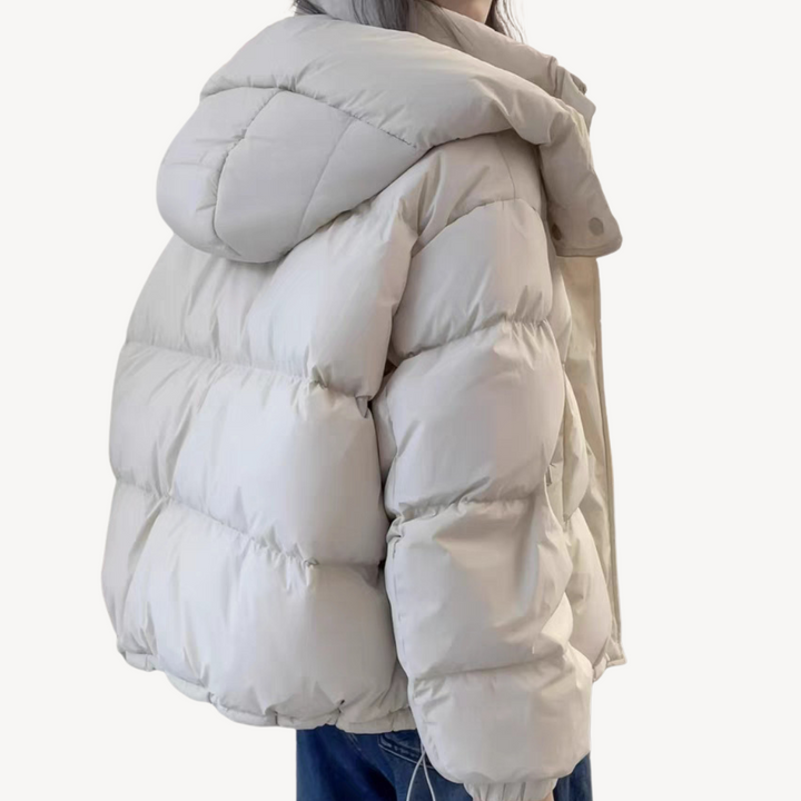 Puffer Jacket with Hood for Women | Loravelle