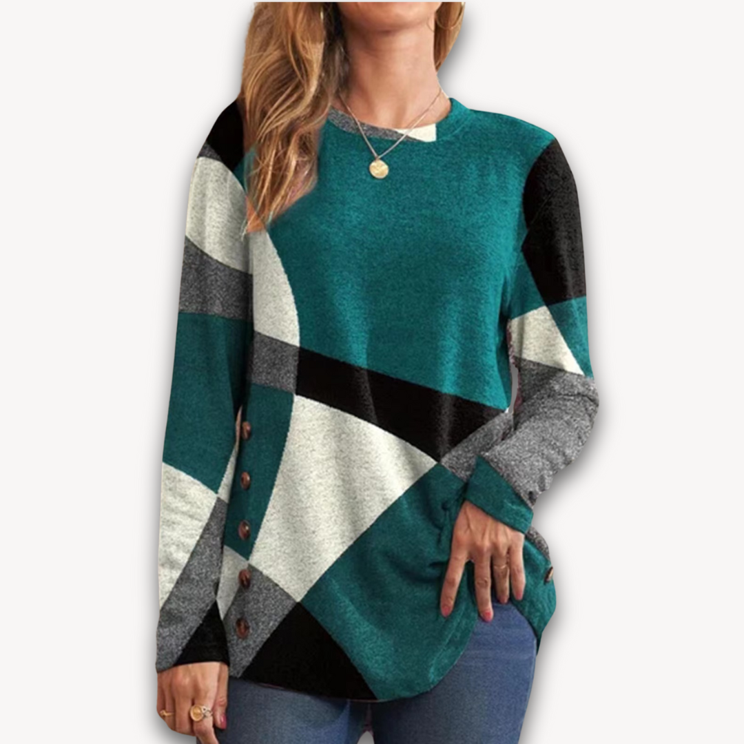 Loravelle | Colour Block Sweater for women